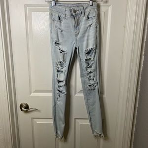 American eagle high rise jegging size 0 long